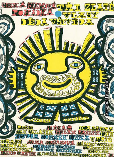 Постер к фильму Три золотых волоска деда Всеведа